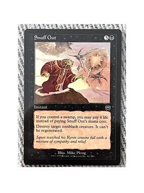 Snuff Out – 1999 Mercadian Masques – Magic: The Gathering